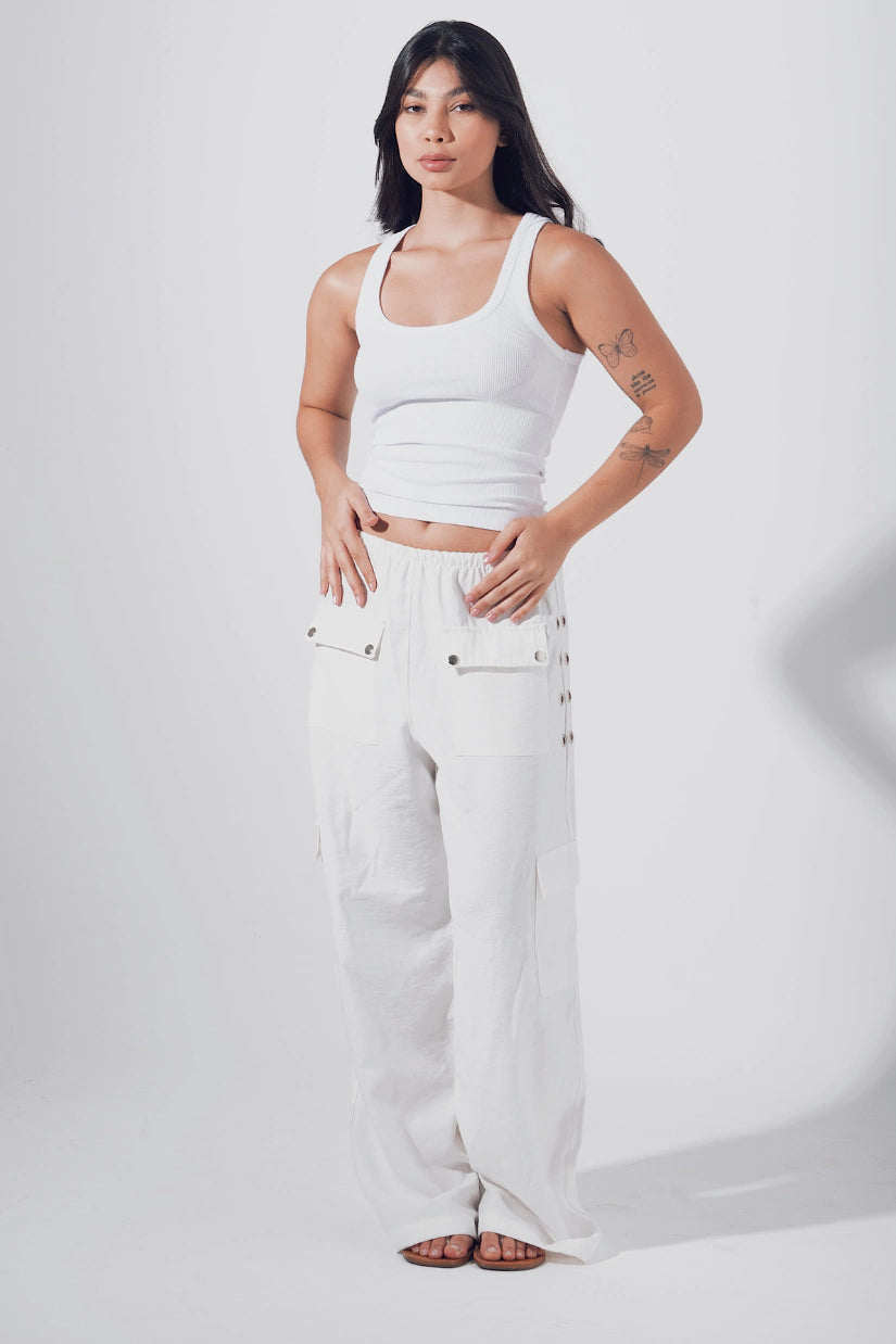 Calça Branco - Dalila