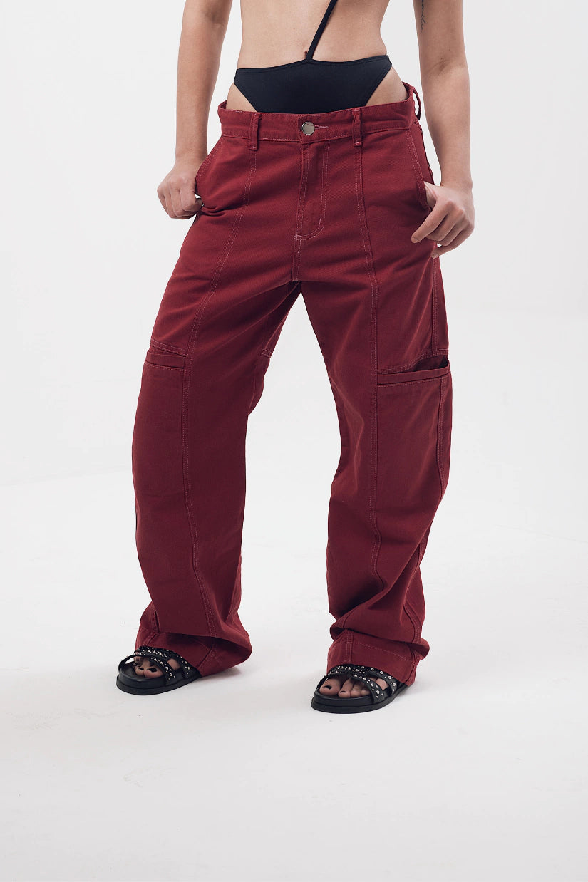 Calça Vermelho - Teddy